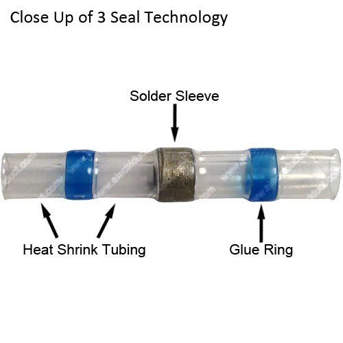 Heat shrink solder sleeves